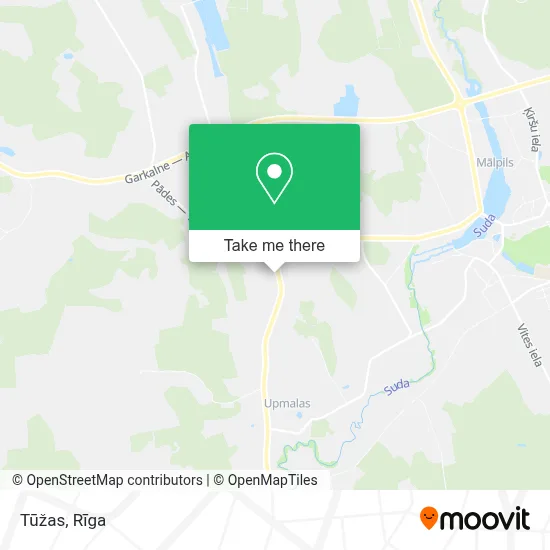 Tūžas map