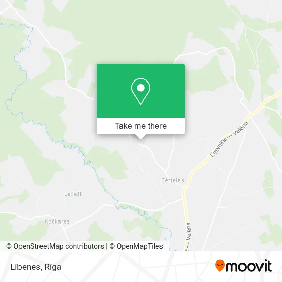 Lībenes map