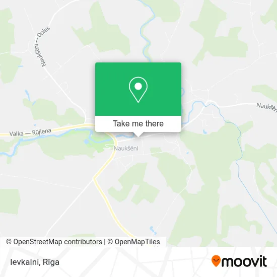 Ievkalni map