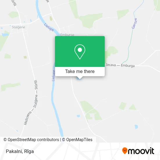 Pakalni map