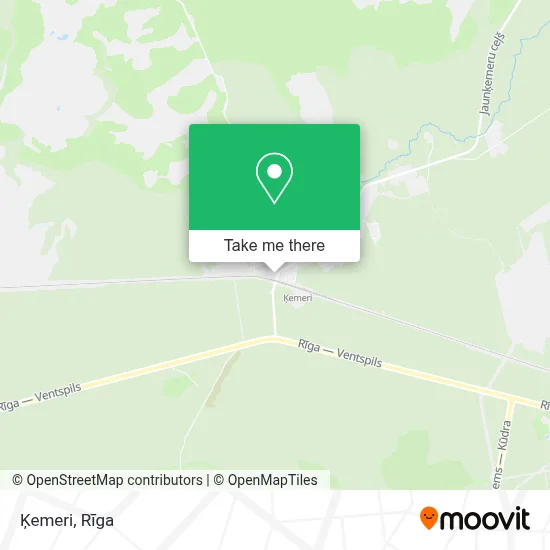 Ķemeri map