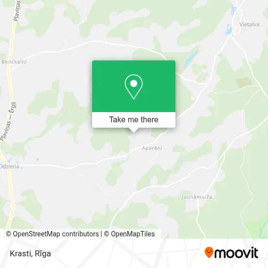Krasti map