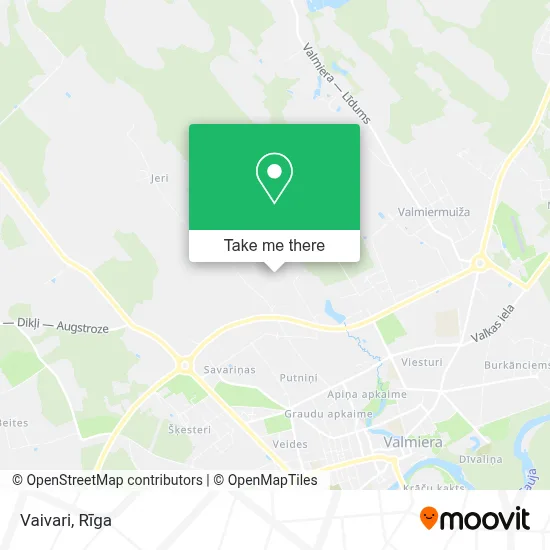 Vaivari map