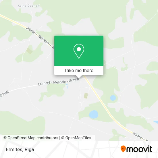 Ermītes map