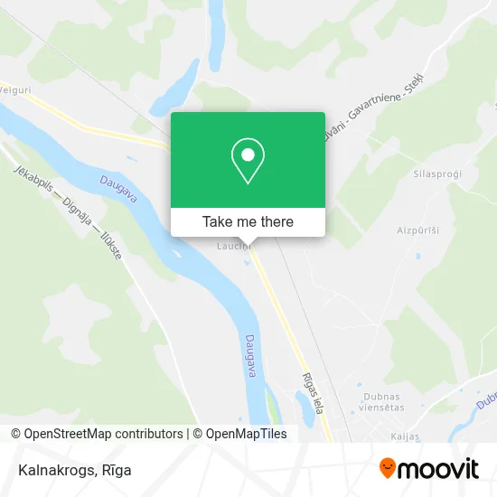 Kalnakrogs map