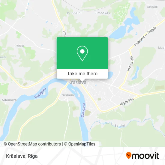 Krāslava map