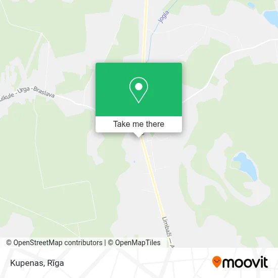 Kupenas map