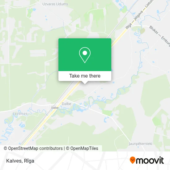 Kalves map