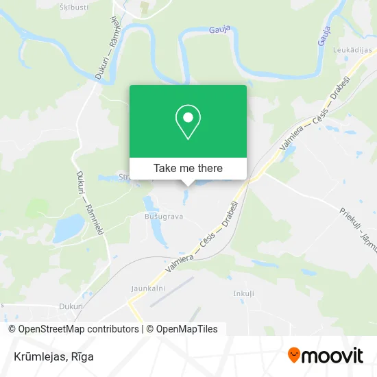Krūmlejas map