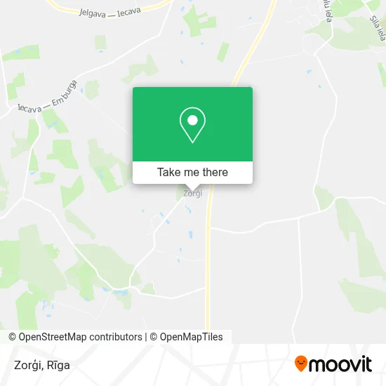 Zorģi map