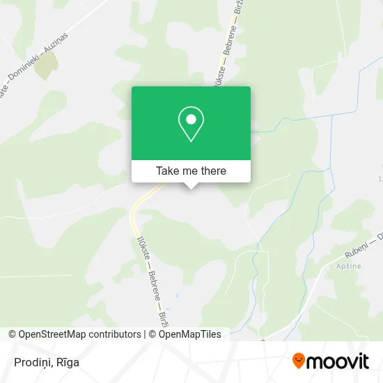 Prodiņi map