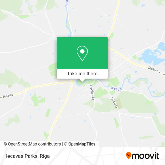 Iecavas Parks map
