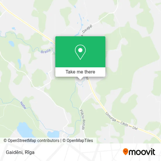 Gaidēni map
