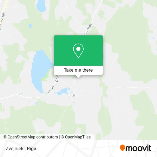 Zvejnieki map