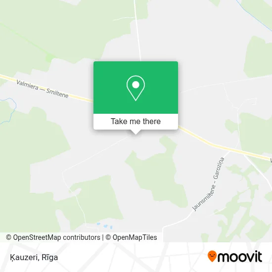 Ķauzeri map