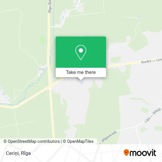 Ceriņi map