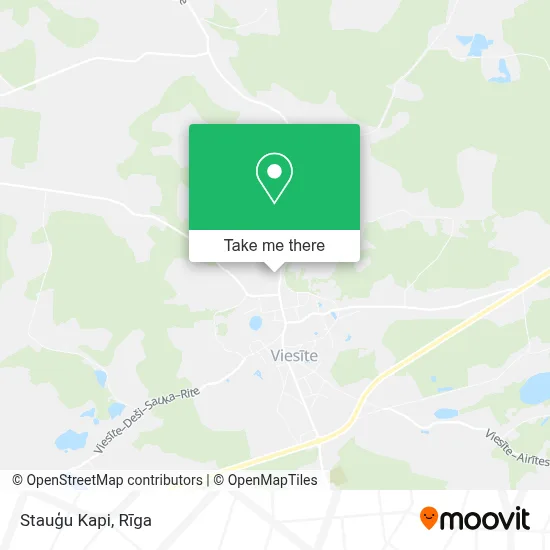 Stauģu Kapi map