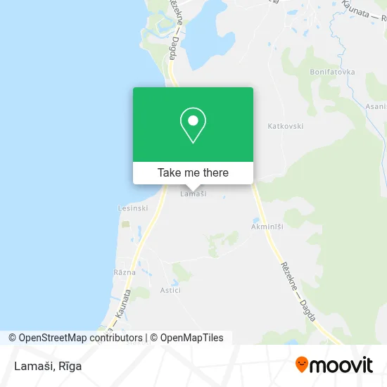 Lamaši map
