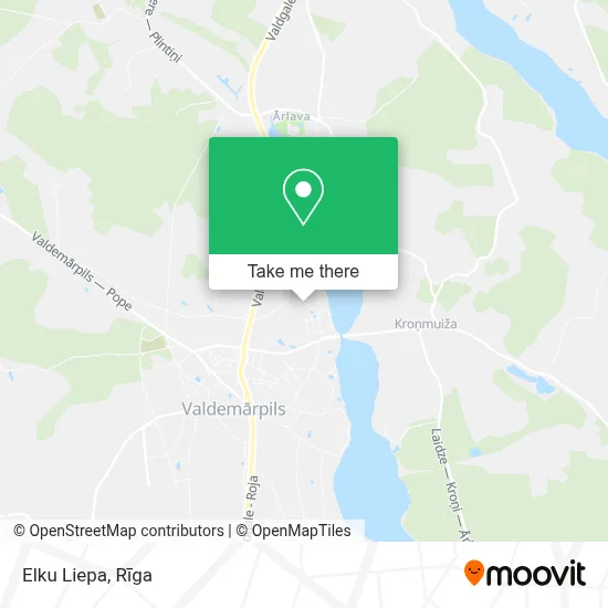 Elku Liepa map
