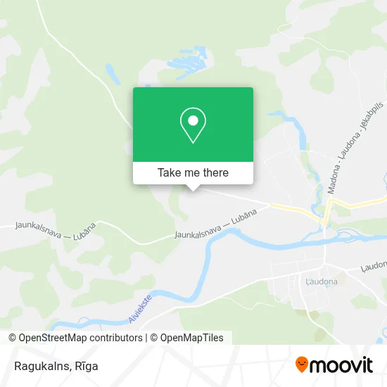 Ragukalns map