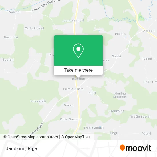 Jaudzimi map