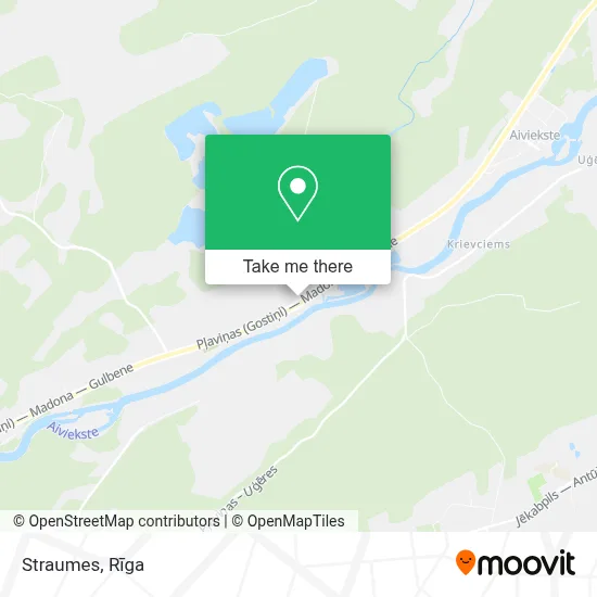 Straumes map