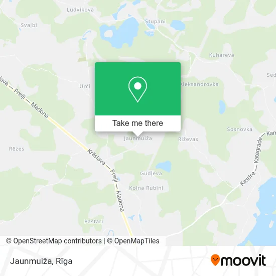 Jaunmuiža map