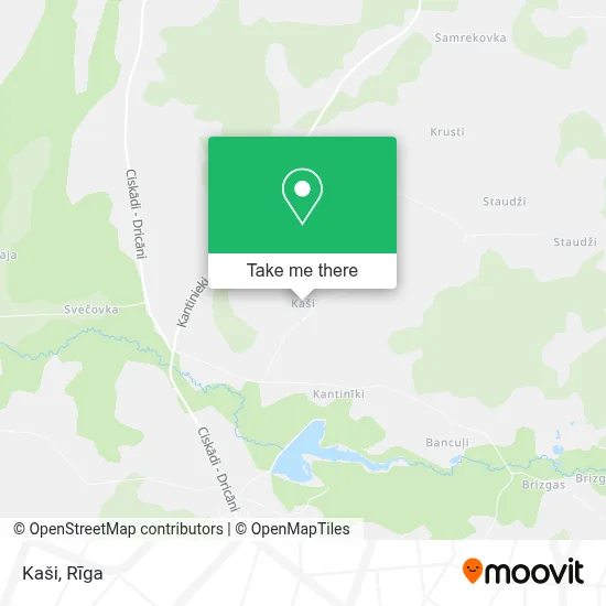 Kaši map