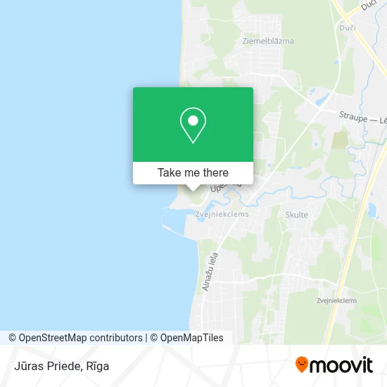 Jūras Priede map