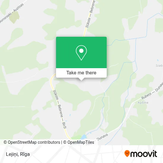 Lejiņi map