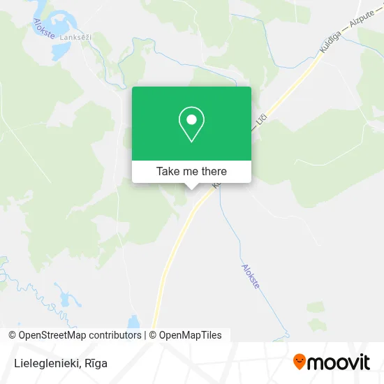 Lieleglenieki map