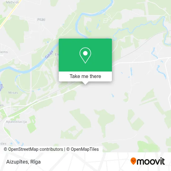 Aizupītes map