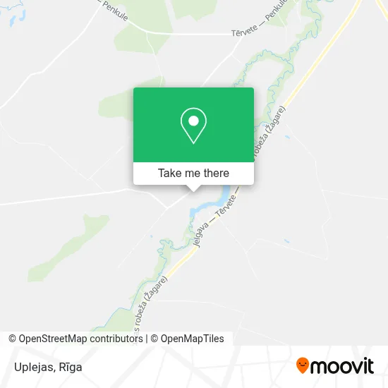 Uplejas map