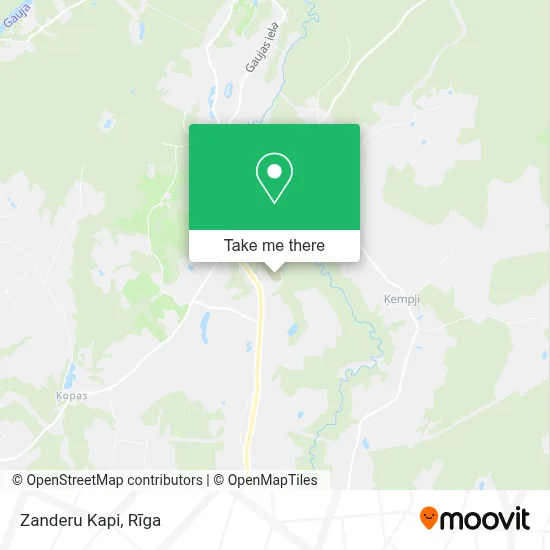 Zanderu Kapi map