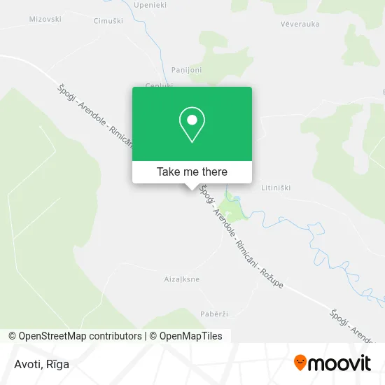 Avoti map
