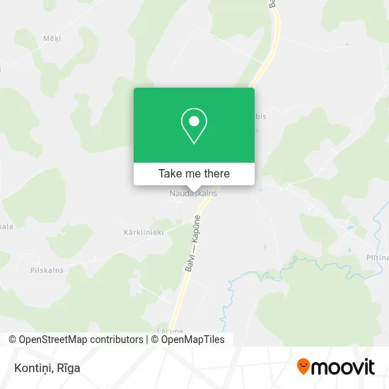 Kontiņi map