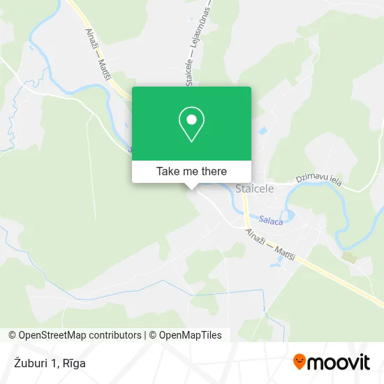Žuburi 1 map