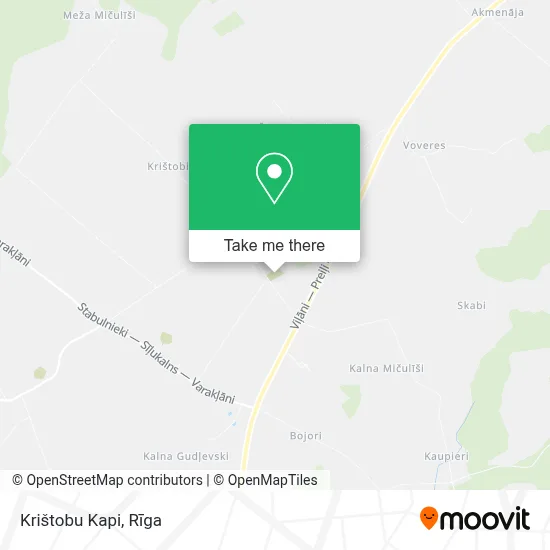 Krištobu Kapi map