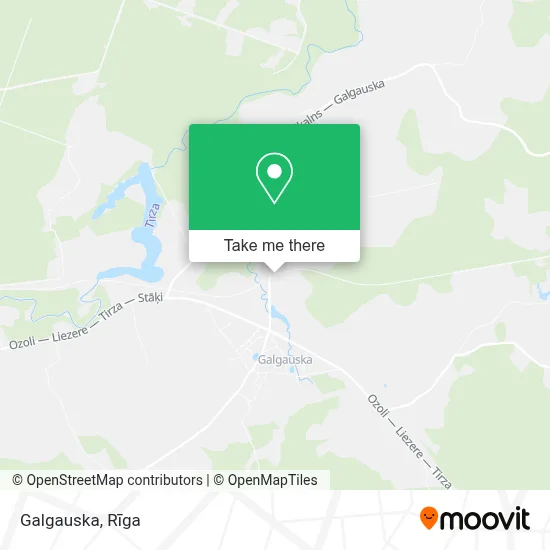 Galgauska map
