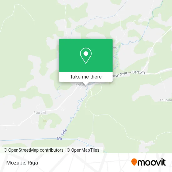 Možupe map