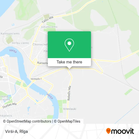 Virši-A map