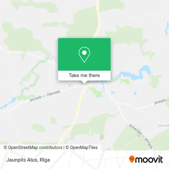 Jaunpils Alus map