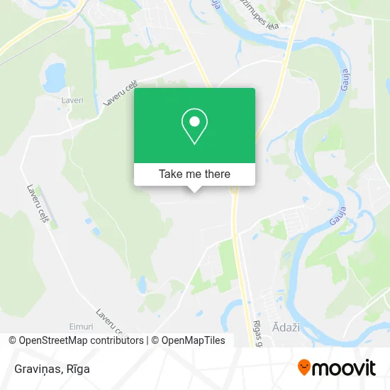 Graviņas map