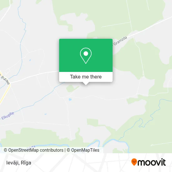 Ievāji map