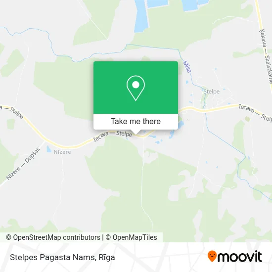 Stelpes Pagasta Nams map