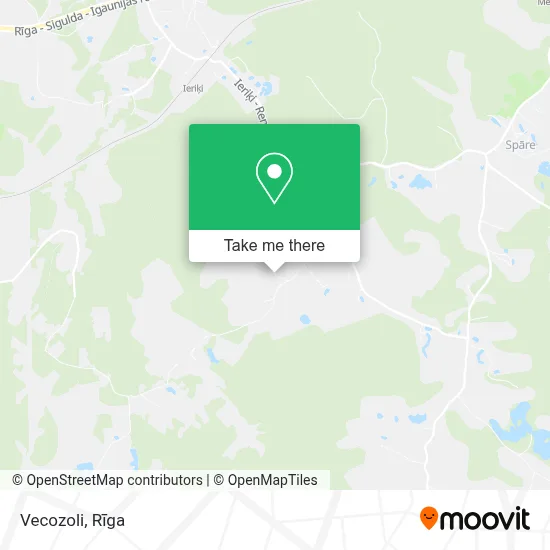 Vecozoli map