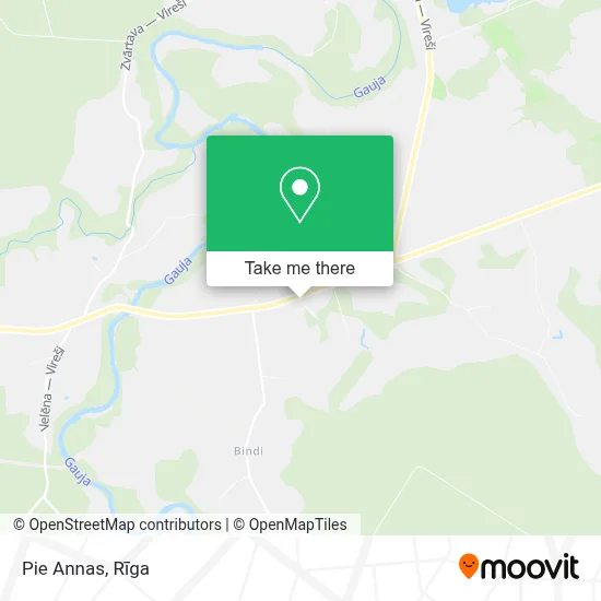 Pie Annas map