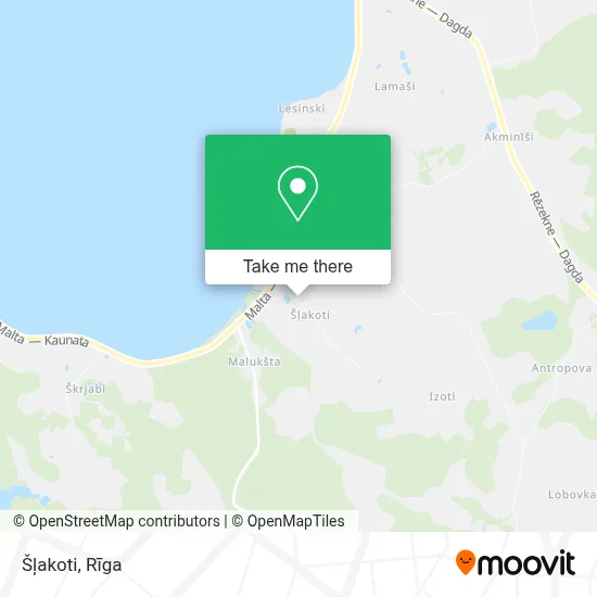 Šļakoti map