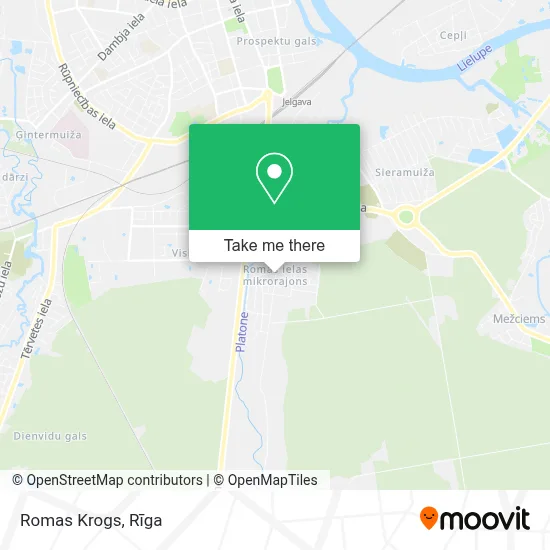 Romas Krogs map