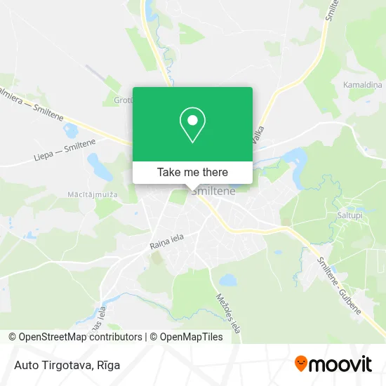 Auto Tirgotava map
